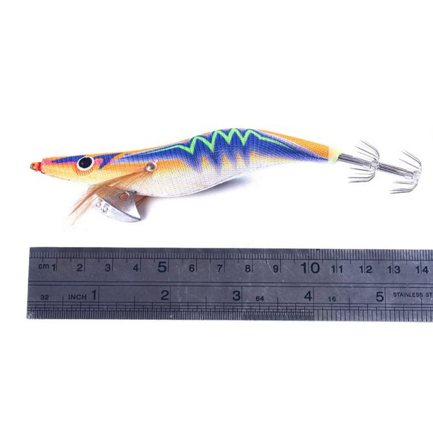 Cebo de camarón de madera 14 cm 20 g Señuelos de pesca luminosos Wobbler artificial (2) Sywqhk Para Estrenar