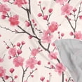 thumbnail image 4 of Square Scarf Headscarf Shawl Printed Scarf 23.62×23.62 Inches Fashionable Decorative Scarf Twig Flower, 4 of 6