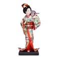 thumbnail image 2 of Muñeca kimono de geisha japonesa, artesanía tradicional de 9 pulgadas, estatua de niña coleccionable, figura para mesa, hogar, oficina, regalo para Estilo C, 2 of 8