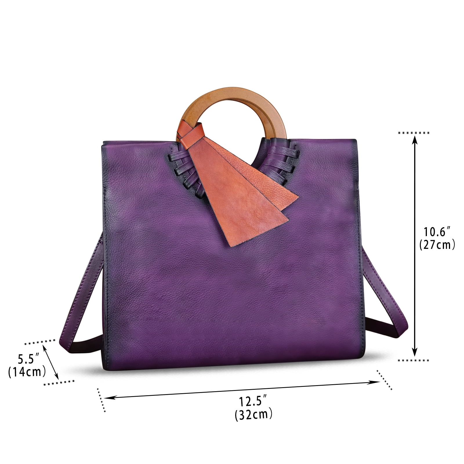 Genuine Leather Purses and Handbags for Women Fashion Crossbody Shoulder Bag