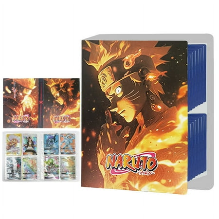 240pcs Card Album Book Naruto Dragon Ball Goku Vegeta ONE PIECE Luffy Zoro Map Letter Holder Binder Card Notebook Collection Toy