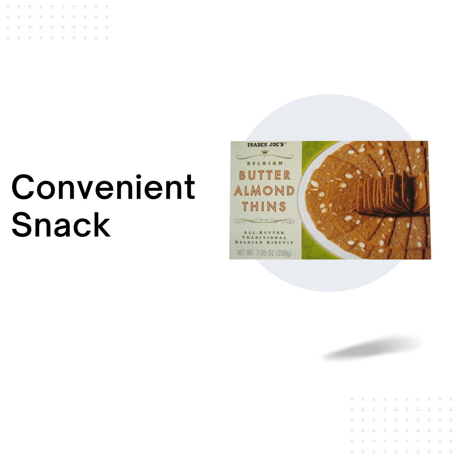 Trader Joe's Belgian Butter Almond Thins 7.05 oz- Pack of 2