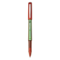 Precise V5 BeGreen Rollerball Pen Stick Extra-Fine 0.5 mm Red Ink Red Barrel Dozen 26302
