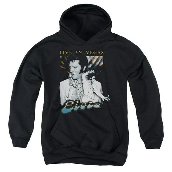 Elvis Presley - Live In Vegas - Youth Hooded Sweatshirt - X-Large