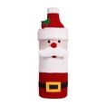 thumbnail image 3 of Funda para botella de vino navideña, accesorios, regalos de fiesta, decoración de mesa de comedor, reutilizable Papá Noel, 3 of 9