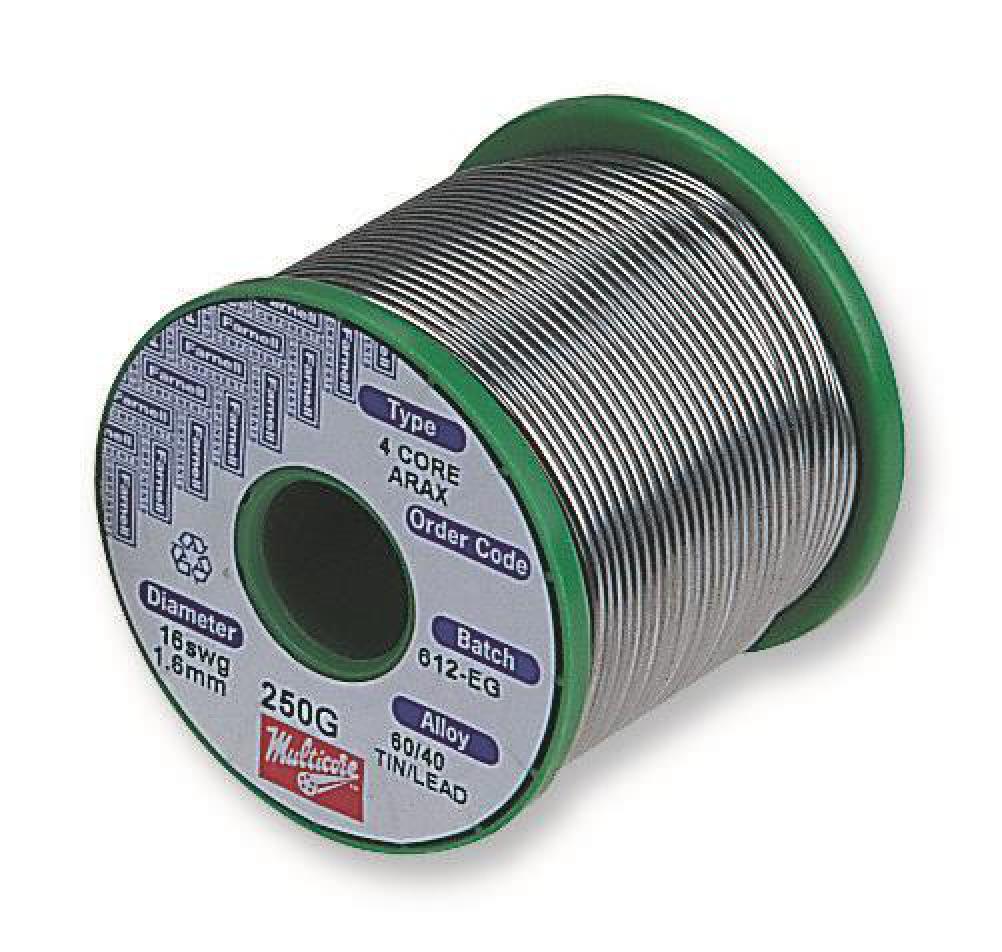 MULTICORE LOCTITE Arax Acid Cored Solder Wire for Metal Fabrication 1