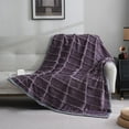 thumbnail image 2 of AZXY 40x60 Blankets for Beds,Fuzzy Throw Blanket,Throw Blankets Under $25 for Adults Kids,Soft Small Fleece Blanket Purple, 2 of 6