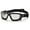 Clear,Clear, variant on Pyramex I-Force Slim Black Frame Clear AF Lens Sealed Protection Eyewear Goggle
