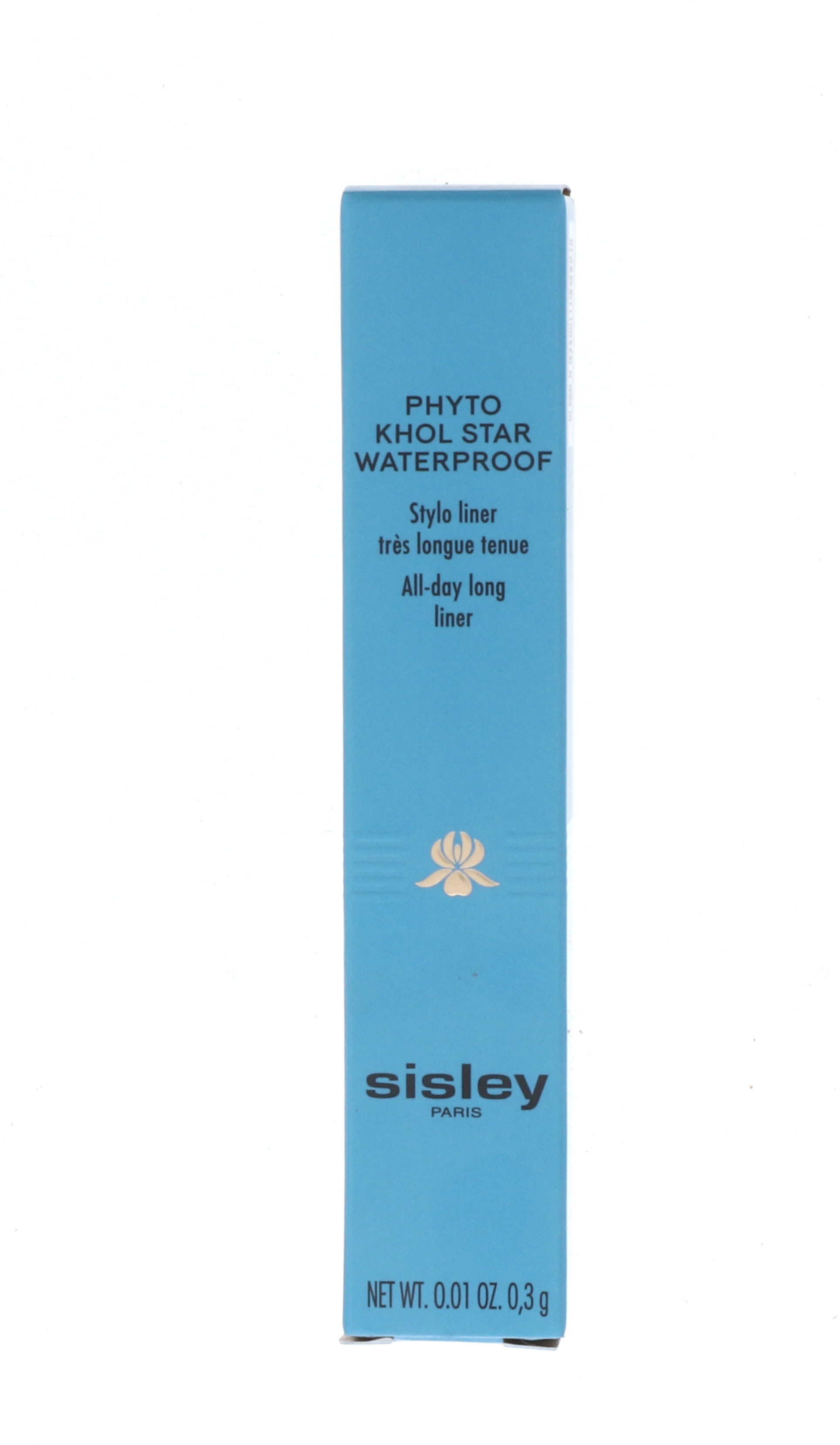 Sisley Phyto Khol Star Waterproof, 1 Sparkling Black, 0.01 oz