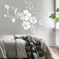 thumbnail image 2 of 3D Wall Decoration Room Decals Spring Hibiscus Flower Nature Mirror Decorative Wall Sticker Home Decor, 2 of 10