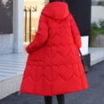 thumbnail image 4 of Tiqkatyck Sweater Vest Women Casual Solid Coat Jacket Hooded Pocket Reversible Wear Zipper Pocket Long Sleeve Coat Sweater Vest Red, 4 of 5
