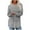 Gray, variant on SDNall Sweaters For Women,Long Sleeve Shirts For Women 2025 Fall Clothes Tunic Tops Loose Fit Dressy Crewneck Pullover Sweaters Curved Hem
