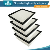 YXPCARS 4PCS Front Engine Air Filter for Toyota Sequoia 2014-2022 Tacoma 2016-2023 Tundra 2013-2021, New Air Filter Replacement (CA11895)