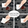 thumbnail image 5 of Round Tablecloths with Elastic Edge Leopard Animal Purple Skin Fitted Round Table Cloth Small Wipeable Washable Circle Table Covers for Dinner Patio Party Indoor Outdoor Kitchen Decor (Fit 40-44 In), 5 of 6
