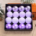 thumbnail image 5 of 16 bolas navideñas pintadas de 6 cm, colgantes de plástico irrompible para árbol de Navidad, decoración elegante y reutilizable para Navidad, 5 of 5