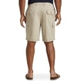thumbnail image 2 of Harbor Bay by DXL Men's Big and Tall  Big and Tall Men's Continuous Comfort Twill Cargo Shorts, Khaki, 56 Regular, 2 of 6
