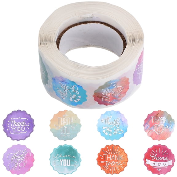 Phenofice Multi- -Adhesive T You Sticker Roll for Packaging, Wrapping, and Event Decoration