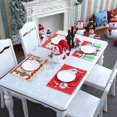 thumbnail image 4 of SSBSM Place Pad Anti-slip Flexible Attractive Ball Pattern Merry Christmas Tableware Place Pad, 4 of 4