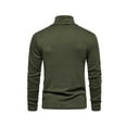 thumbnail image 3 of DYMADE Men Winter Basic Solid Long Sleeve Turtleneck Slim Fit Pullover T-Shirt, 3 of 3