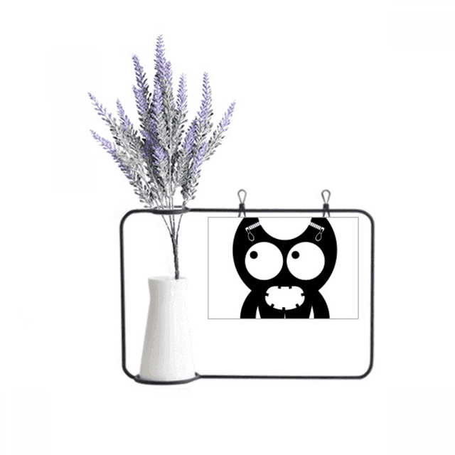 Universe Alien Monster Alien Creature Artificial Lavender Flower Vase Bottle Card