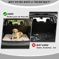 thumbnail image 4 of COEQINE Universal Car Trunk Mat All Weather Cargo Liner Floor Mat with Non-Slip Backing Scratch-proof Pet Cargo Mat Suitable for Most Car Models, Vintage Sea Turtle Starfish Beach, 4 of 7