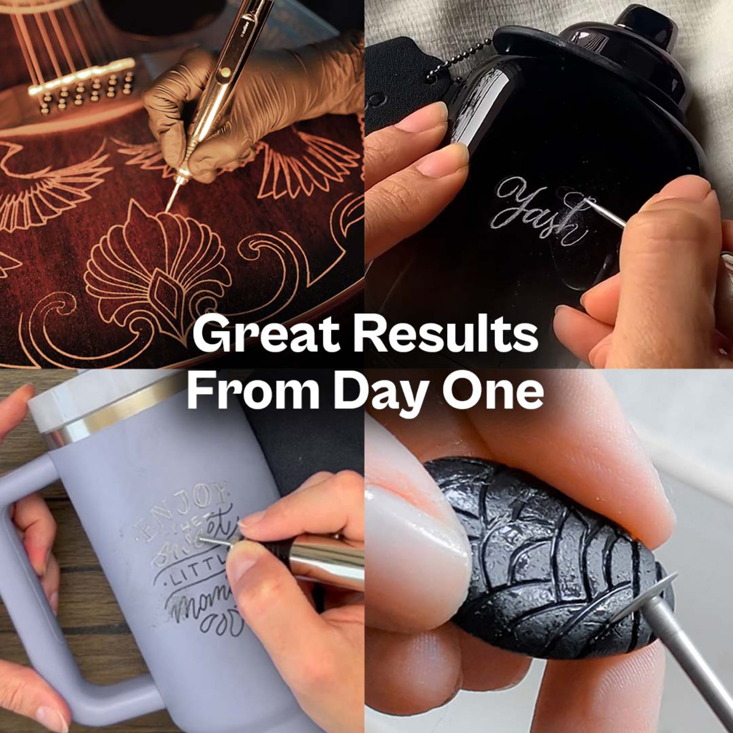 Resparked Customizer Engraving Kit – Special Edition | Complete DIY Starter Set with Tools, Materials & Projects