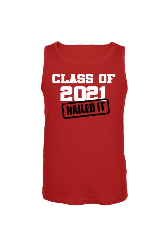 Class of 2021 Nailed it Graduation Mens Tank Top