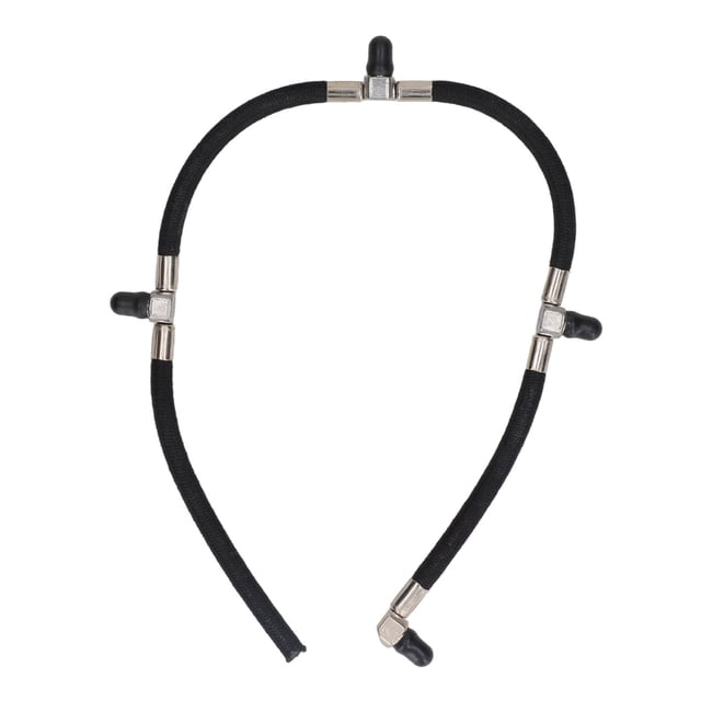 Tubo de retorno de combustible del inyector, tubo de retorno de combustible del motor D04FR de goma de acero inoxidable para Kobelco SK130 SK140 49cm VoborMX herramienta