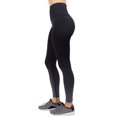 thumbnail image 2 of Women's Dip Dye High Rise Activewear Leggings, Black S, 2 of 4