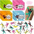thumbnail image 1 of Set de tarjetas de San Valentín y pegatinas tipo ninja trepador para niños, 1 of 7