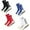 Mixed, variant on Men's Soccer Socks Anti Slip Non Slip Grip Pads for Football Basketball Sports Grip Socks, 4 Pair