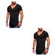 thumbnail image 1 of Jumpingount Camiseta de algodón para hombre, camiseta de verano de manga corta transpirable con cuello en V que reemplaza la camiseta informal Type11 NO11, 1 of 6