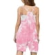thumbnail image 5 of Odeerbi 5-14 Años Niñas Traje de Verano Cute Tie-Dye Camisola Romper Casual Respirable Comfortable Overalls Pantalones Cortos Con Bolsillos, 5 of 5