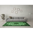 thumbnail image 3 of Ahgly Company Indoor Rectangle Medallion Emerald Green Traditional Area Rugs, 2' x 4', 3 of 4