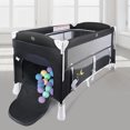 Heyo.Ja Baby Crib Portable Playard with Infant Baby Travel