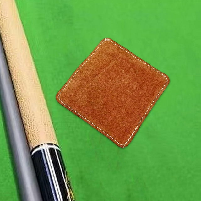 Toalla para taco de billar, toalla para Club de billar, limpiador de eje para taco de billar, paño absorbente de agua de 3,74 "x 3,74", suministros de Marrón