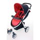 thumbnail image 4 of Carreola Economica de baston reclinable negro-rojo CINDEVEL CINDEVEL CV0019-1, 4 of 4