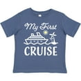 thumbnail image 3 of Inktastic My First Cruise with Cruise Ship and Palm Trees Boys or Girls Toddler T-Shirt, 3 of 5