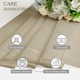thumbnail image 6 of Patin Voile Sheer Curtains Tiers S2 Taupe 2x42x24", 6 of 9