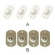 thumbnail image 3 of Wosthever Ruedas autoadhesivas de 4 piezas, ruedas de acero inoxidable, polea de de muebles universal pegajosa de 360 ​​grados, cuentas Almacenamiento y organización del hogar Cuenta de acero, 3 of 6