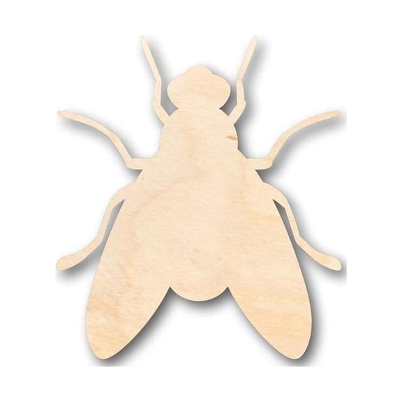 Unfinished Wood Fly Shape -Insect - Craft - up to 46" DIY 12" / 1/4"