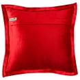 thumbnail image 3 of Pillow Cover, Red Couch Throw&nbsp;Pillow Covers 16x16 inch (40x40 cm), Velvet Decorative Sofa Pillow Covers, Solid Color, Crystals, Border, Modern Designer Throw - Red Crystal Palace, 3 of 3