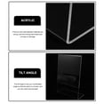 thumbnail image 2 of Tablero inclinado para escribir, tablero inclinado acrílico, tablero inclinado transparente para dibujar, tablero de escritorio para pintar, estante, 2 of 8