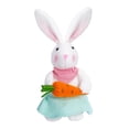 thumbnail image 3 of Conejito de Pascua de peluche, muñeco de conejo para festivales de Pascua para niños rábano, 3 of 9