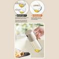 thumbnail image 4 of Botella pulverizadora de aceite de oliva de 200 ml | Dispensador de aceite de vidrio y plástico apto para uso alimentario | Espray de cocina reutilizable para freír, asar y hornear | Boquilla grande, 4 of 6