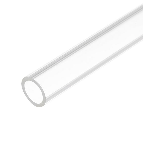 Uxcell Clear Rigid Acrylic Pipe 16mm ID x 22mm OD x 305mm Round Tube Tubing for Water