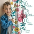 thumbnail image 3 of Blackout Kids Curtains,Pioneer Flower Floral Print Pattern Childrens Insulated Curtains Set Of 2,Bedroom Essentials,Toddler Room Decor 42"x54", 3 of 5