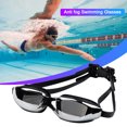 thumbnail image 2 of Gafas de natación Gafas impermeables con tapones para los oídos Clips para la nariz (chapado en negro) Likrtyny Para estrenar, 2 of 9