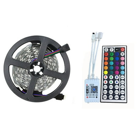 

ZPAQI 3528 10M RGB Strip 540 LED Light Flexible Ribbon Stripe DC 12V RGB Diode Tape IR Controller Adapter