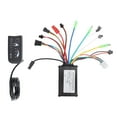 thumbnail image 1 of Bike Motor Controller Kit, 3 Modes Controller Protect The Internal Circuit Heat Dissipation DC 24V 36V 48V Scooter Controller Panel Kit  For Electric Scooter, 1 of 8